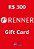 Cartão Vale Presente Renner R$300 reais - Gift Card Digital - Imagem 1