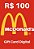 Cartão Presente Gift Card McDonald's 100 reais - Imagem 1