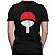 Camiseta Camisa Naruto Clã Uchiha Masculino Preto - Imagem 1