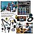 Kit audio para live influencie digital criador de conteudo produtor independente jd streaming on demand podcaster mesa interface de audio usb com microfone estudio profissional com braço articulado - Imagem 2