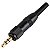 Plug P2 Stereo Rosca Interna Para Sony Sennheiser Conector Macho Com rosca Interna Para BodyPack Rosca Externa muito usado em produção de audio e video camera dslr - Imagem 1