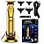 Kemei-Profissional Sem Fio T-Blade Aparador De Cabelos, Recarregável, Portátil, Gold, Cortador De Cabelo, Barbear Para Estilistas, Barbeiro, Corte De Barba - Imagem 4