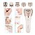 Depilador Feminino Kemei KM-8001 5 em 1 – Remove os Pelos Pela Raiz - Imagem 5
