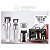 Combo Kemei Profissional KMT-402 3 em 1 - Máquina de Corte, Acabamento e Shaver Titanium - Kit Completo Barbeiro - Imagem 3