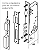 Fechadura Rolete FR3 Fortezza Chave Multiponto Cil 70mm - Imagem 2
