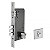 Fechadura Rolete FR3 Fortezza Chave Multiponto Cil 70mm - Imagem 3