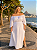 Vestido Longo Branco Flare - Imagem 3