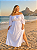 Vestido Longo Branco Flare - Imagem 1