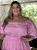 VESTIDO LONGO - ROSA BEBE e BRANCO c/ POÁS  -  Luxo total para quem gosta de elegância e sofisticação. APOSTE NESTE LOOK E ARRASE MUITO!! - Imagem 8