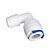 Conector Engate Rapido Cotovelo 3/8 X Rosca Macho 1/4 - Imagem 2