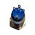 Interruptor 3A 127V Redondo Push/Bottom C/Luz Azul - Imagem 2