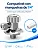 Adaptador Cromado Purificador de Água 1/2 x 1/2 x 1/4 - Imagem 4