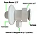 Adaptador Branco Purificador de Água 1/2 x 1/2 x 1/4 - Imagem 4