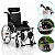 Cadeira De Rodas Reclinável Tetra D700 Até 130kg - Dellamed - Imagem 1