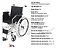 Cadeira de Rodas Modelo D100 Dobrável Resistente Até 100kg - Dellamed - Imagem 3