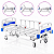 Cama Hospitalar 3 Movimentos Manual Até 200kg DX3 - Dellamed - Imagem 1
