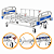 Cama Hospitalar 3 Movimentos Manual Até 200kg DX3 - Dellamed - Imagem 1