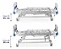 Cama Hospitalar 3 Movimentos Manual Até 200kg DX3 - Dellamed - Imagem 4