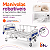 Cama Hospitalar 3 Movimentos Manual Até 200kg DX3 - Dellamed - Imagem 8
