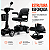 Scooter Elétrica Preta Modelo LB Ligth Até 136 Kg - Dellamed - Imagem 10