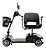 Scooter Elétrica Preta Modelo LB Ligth Até 136 Kg - Dellamed - Imagem 6