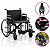 Cadeira De Rodas Modelo D500 Dobrável até 180 Kg - Dellamed - Imagem 1