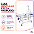 Cama Hospitalar Fowler Pro 3 Em Chapa Suporte De Soro Procirúrgica - Health Clean - Imagem 7