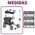 Andador com 4 rodas Premium SC303 - Hidrolight - Imagem 7