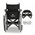 Cadeira De Rodas Modelo D400 Dobrável Até 120 Kg - Dellamed - Imagem 11