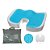 Assento Viscoelastico Coccix Almofada Com Capa Anatomica Supermedy - Imagem 1