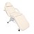 Poltrona Maca Fixa Reclinável Soft Off-White Base Branco Com 2 Bandejas - Akmed - Imagem 5