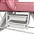 Poltrona Maca Fixa Reclinável Soft Rosa base Branco Com 2 Bandejas - Akmed - Imagem 4