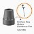 Ponteira Para Muleta Canadense Fixa SC600A - Hidrolight - Imagem 2