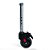 Roda Traseira Com Tubo Para Cadeira De Banho 100KG SC100A - Hidrolight - Imagem 1