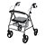 Andador 4 Rodas Para até 135Kg Código: SC302 - Hidrolight - Imagem 1