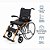 Cadeira de Rodas Manual Dobrável D600 Pop Suporta Até 120 kg - Dellamed - Imagem 2