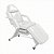 Poltrona Maca Fixa Reclinável Soft Branca Plastificada Com 2 Bandejas - Akmed - Imagem 1