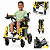 Cadeira De Rodas Motorizada Dobrável Infantil Power Kids Amarela Até 100Kg Power Lite - Imagem 1