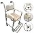 Cadeira De Banho S40 Em Alumínio Até 100Kg - Supermedy - OUTLET - Imagem 1