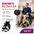 Cadeira De Rodas Manual Até 110kg Com Encosto Rebatível D100 Pop – Dellamed - Imagem 7