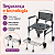 Cadeira De Banho Alumínio Premium Max 150Kg – SC106 – Hidrolight - Imagem 5
