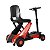 Scooter Motorizada Vermelha Dobrável Easy Go Com Controle Remoto Até 120Kg - Power Lite - Imagem 6