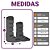 Bota Pneumática Safe Move Longa Tamanho M Código: OR1071-2 Hidrolight (IN) - Imagem 3