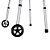 Andador Desmontável Com Rodas Até 130 Kg Código: BC1547 Mercur - OUTLET - Imagem 11
