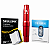 Pen Adapt Maquina Rotativa De Tatuagem VERMELHO + BATOQUES + PAPEL THERMAL - Imagem 1