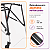 Andador Com 4 Rodas Tamanho G Preto Código: B061542-C - Embalagem Danificada Outlet - Imagem 4