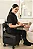 Cadeira Preta Diva Para Manicure - Santa Clara - Imagem 7