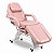 Poltrona Maca Fixa Reclinável Soft Rosa Plastificada Com 2 Bandejas - Akmed - Imagem 1