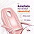 Poltrona Maca Fixa Reclinável Soft Rosa Plastificada Com 2 Bandejas - Akmed - Imagem 7