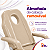 Poltrona Maca Fixa Reclinável Soft Bege Plastificada Com 2 Bandejas - Akmed - Imagem 5